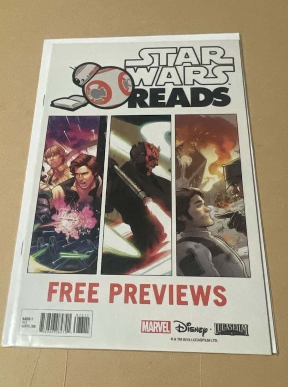 Marvel Star Wars Reads Free Previews #1 Comic Book 2018